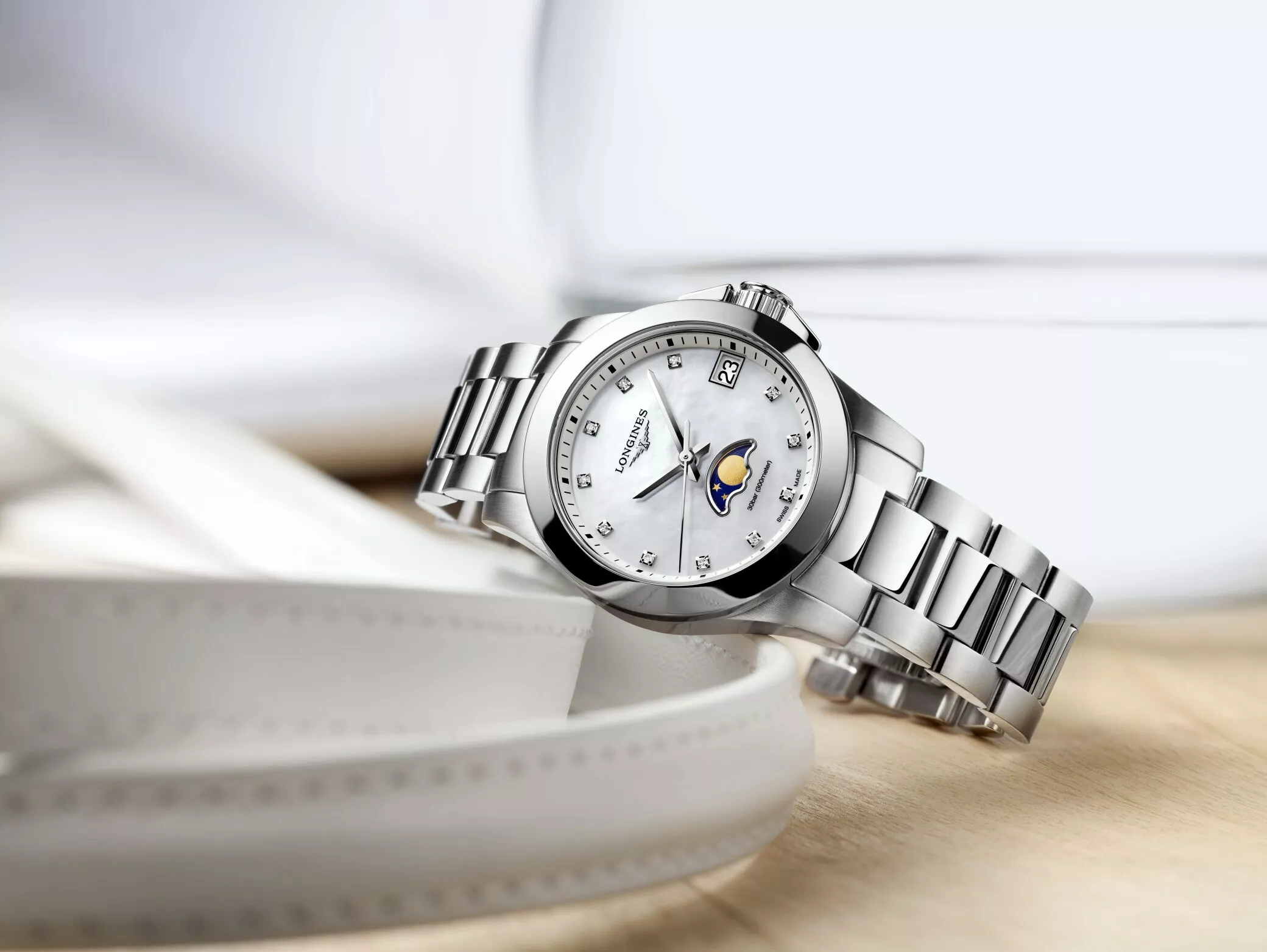 CONQUEST MOONPHASE LADIES Longines Media Center