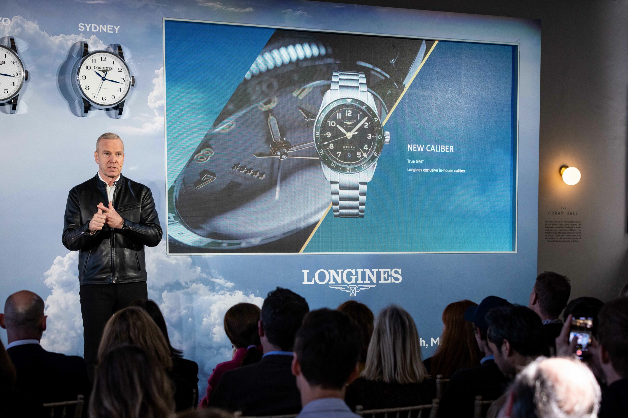 The winged hourglass brand presents Longines Spirit Zulu Time