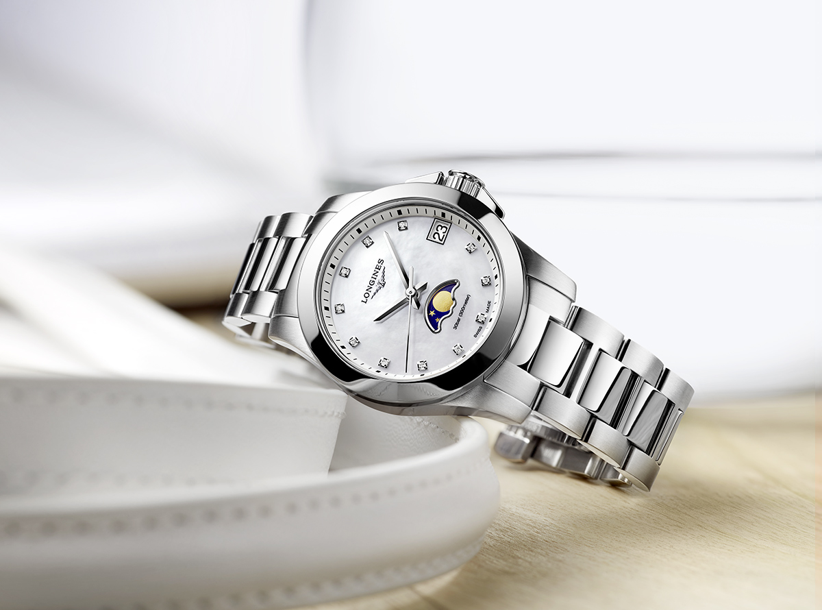 CONQUEST MOONPHASE LADIES Longines Media Center